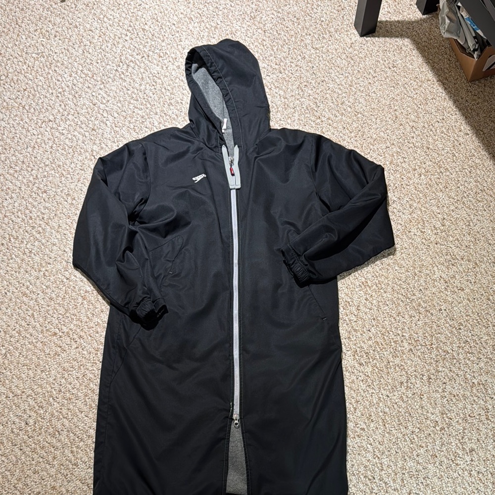 Black Speedo Hooded Jacket
